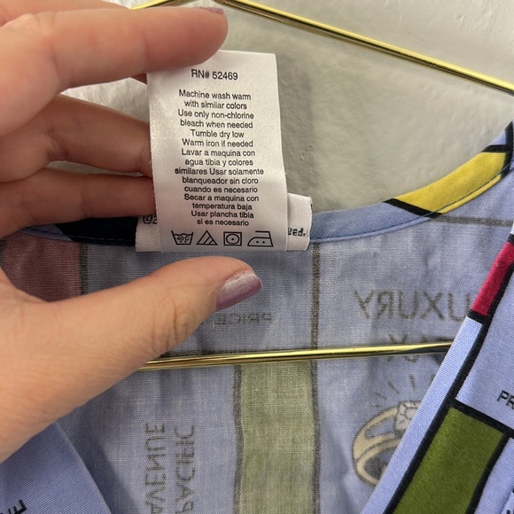 Monopoly Board Game Scrub Top - Picture 4 of 5